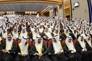 في حفل خريجي جامعة الملك فيصل للدفعة 35 المنيزلة تحتفل بكوكبة من شبابها الخريجين