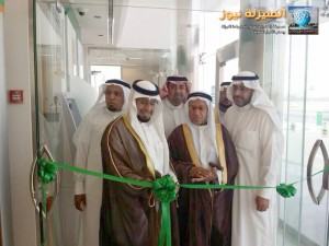 برعاية عمدة البلدة البنك الاهلي التجاري يفتتح فرعه الجديد بالمنيزلة