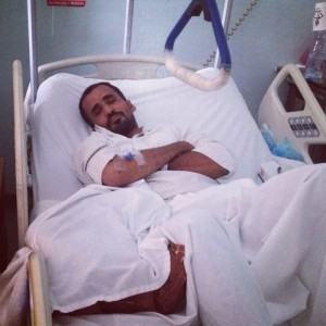 ابوميثم على السرير الابيض يسالكم الدعاء