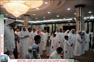 ” الهاشمية ” تحتفي بمولد كريم أهل البيت عليه السلام  بديكور شعبي