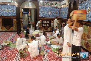 بالصور : تجهيزات ووضع لمسات الافتتاح لجامع الإمام الجواد (ع)