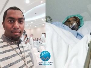 الزميل محمد يجري فحوصات طبية