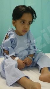 عملية للطفل ” عبدالله “