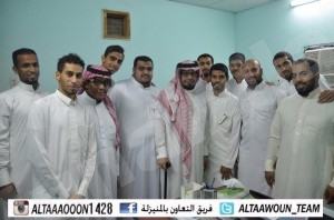 عمدة المنيزلة يستقبل التعاون