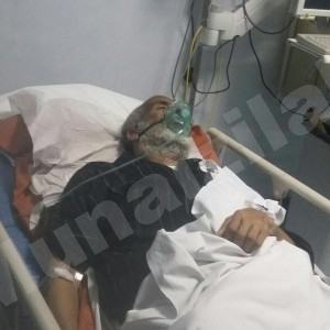 ” أبوعبدالله ” على السرير الأبيض