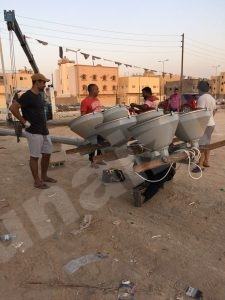 مركز النشاط يعزز من إضاءة ملعبه بدعم من ” بوشاجع “