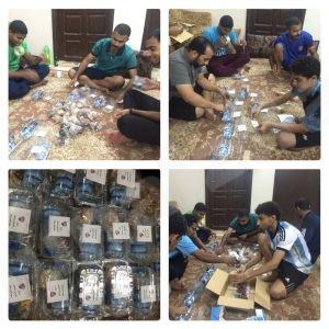 فريق التعاون بالمنيزلة ينظم حملة إفطار صائم