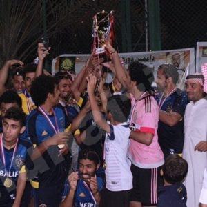 شباب الخليج بطلاً للنسخة الثالثة لبطولة فريق الأنوار بالمنيزلة