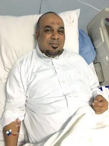 الزميل عبدالمحسن يدخل المستشفى