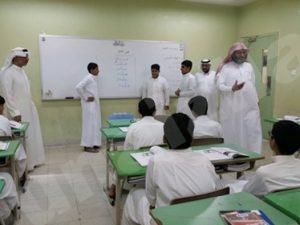 مدير التعليم .. يزور أبي الدرداء المتوسطة