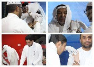 اللجنة الطبية بالمنيزلة تساهم في تطعيم 425 مستفيد ضد الإنفلونزا الموسمية