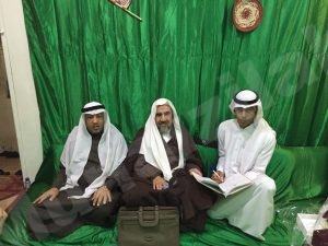 الرستم يكتب عقد زواجه