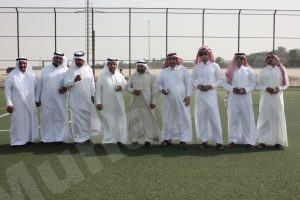 إدارة مركز النشاط الاجتماعي تشارك اللجنة السداسية في ختام الدورة الرياضية لجماعي الطرف