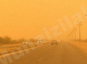 الأرصاد تطلق إنذارها المبكر .. موجة غبار تضرب #الأحساء
