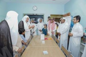 افتتاح مكتبة رواد المستقبل بمركز النشاط الاجتماعي