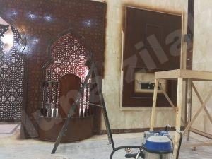 تعليق صلاة الجماعة في جامع الإمام الرضا بسبب أعمال الصيانة