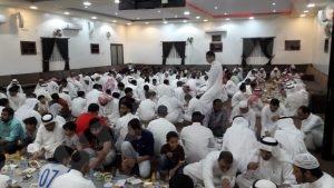 بمشاركة أكثر من 60 أسرة .. إقامة مائدة الإفطار بمضيف الإمام الحسين