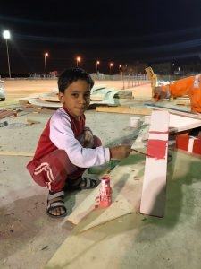 بالصور: أطفال يشاركون في أعمال مهرجان #جماعي_26