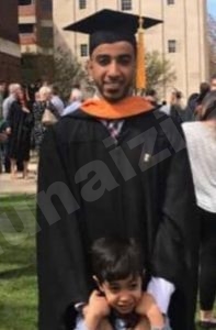 العيد يحصل على درجة الماجستير من جامعة متشيغن الأمريكية