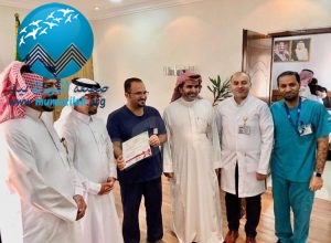 تكريم العيسى كأحد أفضل المبلغين للاتقاطات الجيدة في أكتوبر الماضي