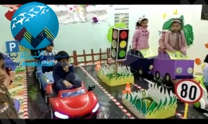 نشاط التوعيه المرورية لأطفال مركز نون والقلم