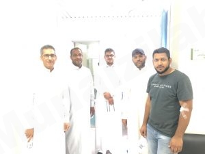 عائلة البراهيم تدعم بنك الدم بمستشفى العمران
