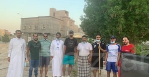 فريق “علو التطوعي” بمركز النشاط الاجتماعي بالمنيزلة يشارك في حملة فلنغرسها