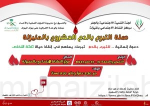 «173» حصيلة المتقدمين لحملة التبرع بالدم في نسختها العشرين
