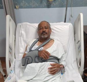 الحاج “جاسم مسلم بوشاجع” يجري عملية جراحية ناجحة