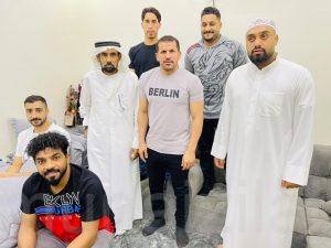 إدارة السالمية في زيارة للاعب “علي حسين”