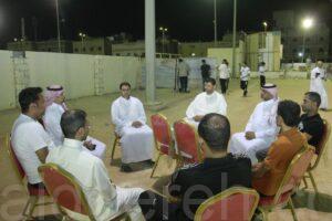 بالصور: اجتماع لإدارة #جماعي_27 على ساحة المهرجان وسط جهود مكثفة لإكمال التحضيرات الميدانية