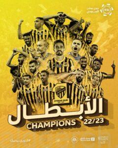 «الإتحاد» يتوج بدوري روشن السعودي للمحترفين ويمثل السعودية في كأس العالم للأندية