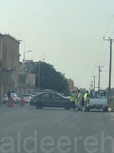 عاجل: شركة المياه الوطنية تباشر بإصلاح حفرة عميقة في الطريق المؤدي إلى مدارس المنيزلة بجوار قناة الري