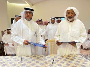 بالصور: إدارة مهرجان الزواج الجماعي بالمنيزلة توقع عددا من الشراكات المجتمعية مع الفرق الرياضية والتطوعية
