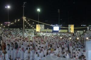 بالصور: المنيزلة (درة الأحساء) تبتهج فرحاً بزفاف (٢٧) متزوجاً في مهرجان المصطفى للزواج الجماعي الـ (٢٧)