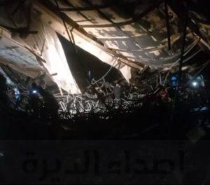 حفل زفاف بنينوى العراقية ينتهي بفاجعة.. وفاة أكثر من ١٠٠ شخص وأعداد المصابين تتجاوز ٢٠٠ مصاب
