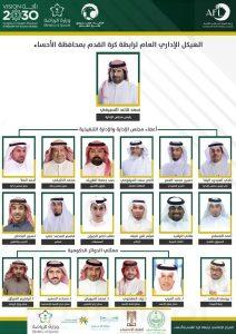 الهيكل الإداري لرابطة الهواة بالأحساء يضم كلا من «الملا» في مجلس الإدارة و «المحمدعلي» في لجنة الحكام