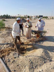 بالصور.. مشاركة واسعة في حملة تنظيف (مقبرة المنيزلة الجنوبية)