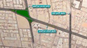 بدء العمل على إغلاق جزئي لطريق الملك عبدالعزيز بالدمام للتطوير