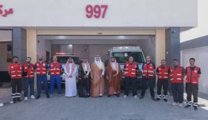 محافظ الأحساء يدشّن مركز إسعاف مريطبة ويشيد بدور الهلال الأحمر