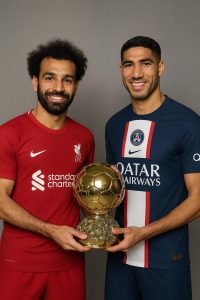 صلاح وحكيمي في سباق الذهب الكروي 2025