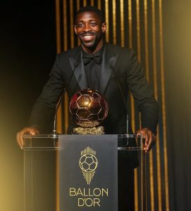 عثمان ديمبيلي يصنع التاريخ: أول لاعب مسلم يتوج بالكرة الذهبية