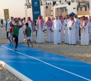 تدشّين فعالية “رملية” أول مهرجان عائلي للرياضات الشاطئية بالمملكة في الأحساء