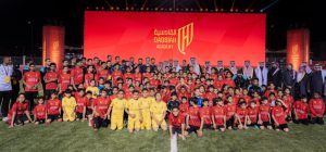 سمو الأمير سعود بن طلال يُدشِّن أكاديمية القادسية في الأحساء