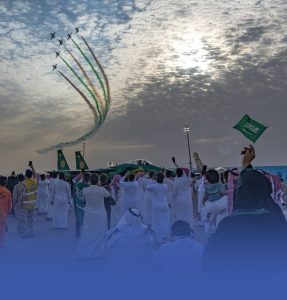 “الدفاع” تعلن مواعيد ومواقع العروض الجوية لليوم الوطني