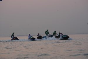 الظهران تحتفي باليوم الوطني بعروض بحرية وجوية وفعاليات تراثية