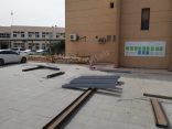 بدء أعمال الصيانة في مدرسة أبي الدرداء المتوسطة بالمنيزلة