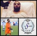 حارس فريق السالمية يُجري عملية في الأنف
