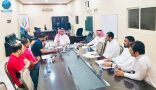 إدارة مركز النشاط والقسم الرياضي على طاولة رئيس لجنة التنمية بالجفر