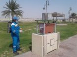أمانة الأحساء تكثف أعمال “تعقيم الحاويات”